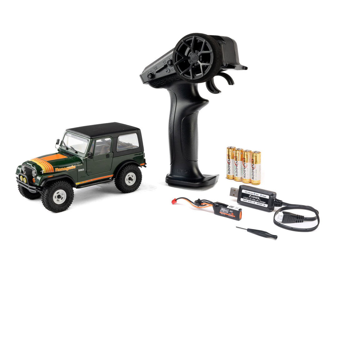 1/30 SCX30 Jeep CJ-7 GenRight 4X4 RTR Brushed Rock Crawler Axial AXI-3273T Sale Date: Oct. 28, 2026