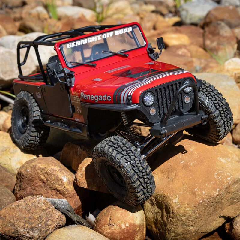 1/10 Axial SCX10 III Jeep CJ-7 RED AXI03008V2T1