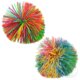 3.5" RAINBOW POM POM BALL Toy Network TBA-RBPOM