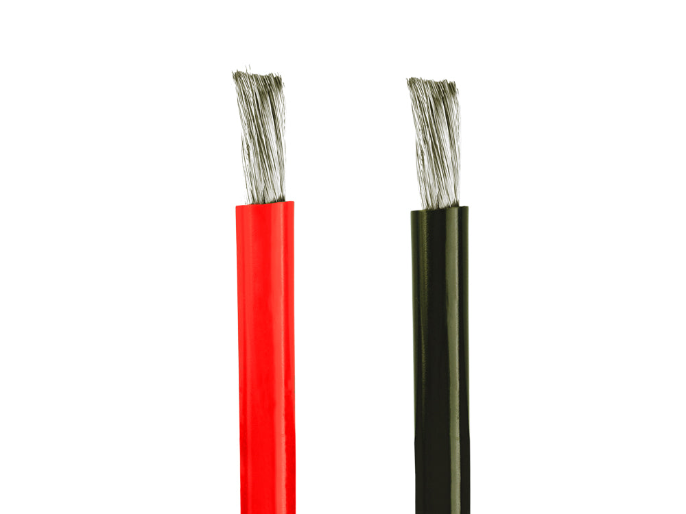 COMWS 18AWG-3BR 18 AWG Silicone Wire 3' red/blk
