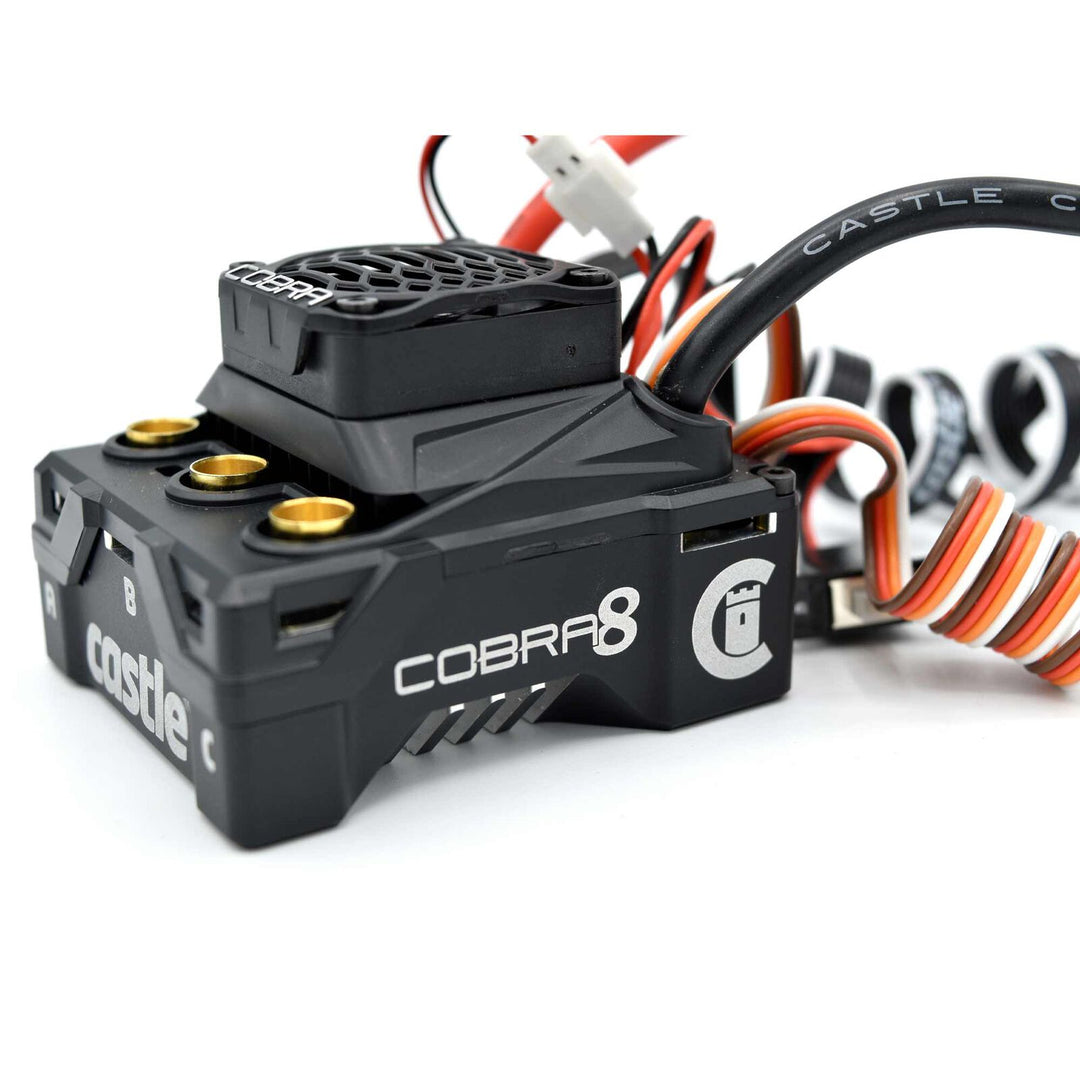 COBRA 8 25.2V ESC with 1515-2200KV V2 Sensored Motor Combo Castle CSE010017203