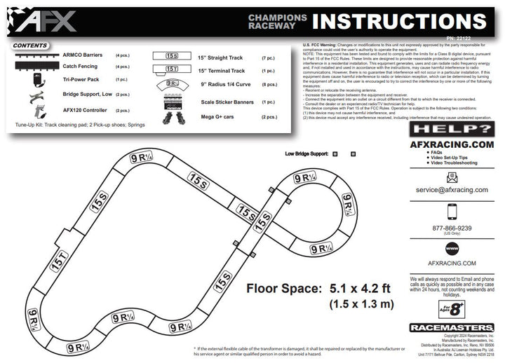 Champions Raceway Set AFX #22122