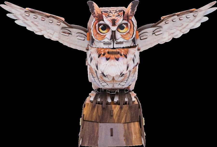 Make Bug Sky Echo Great Horned Owl D0059
