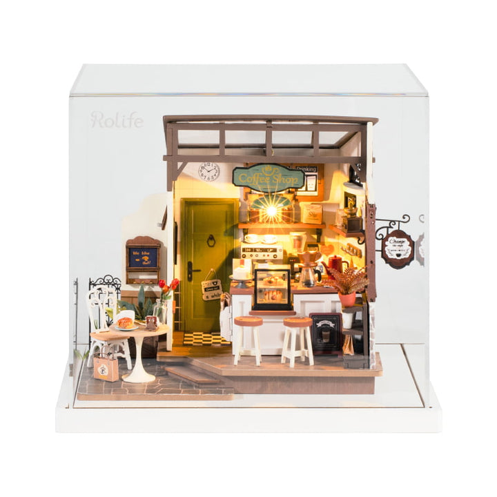 Rolife No.17 Cafe Miniature House kit Robotime DG162