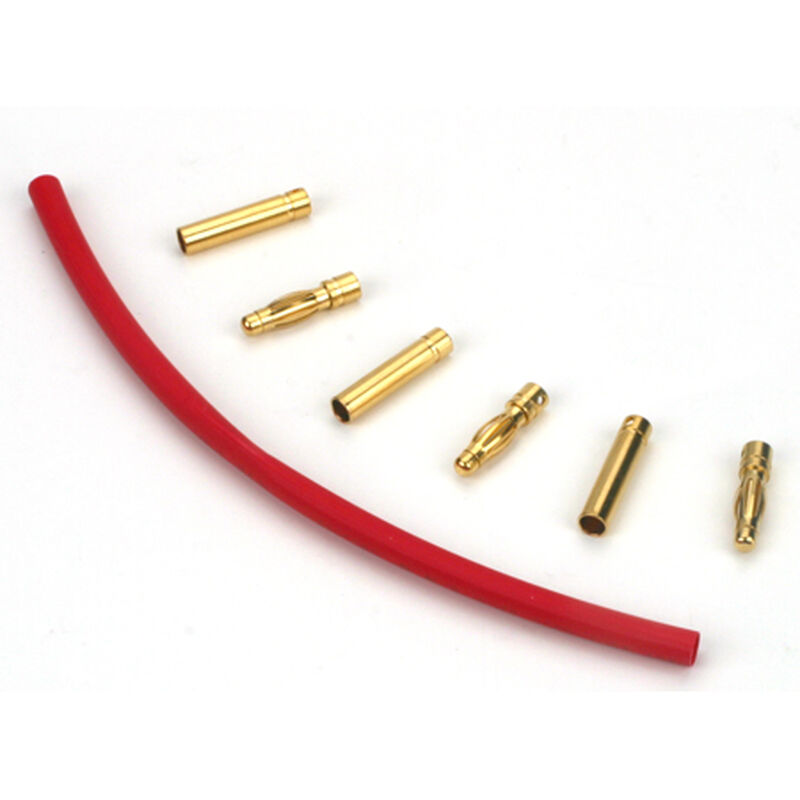 EFLA 249 Gold Bullet Connector Set, 4mm
