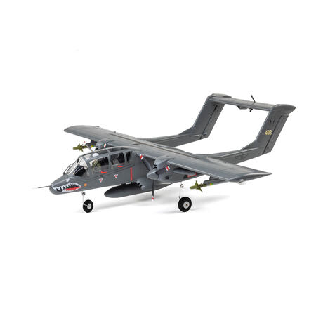 Micro OV-10 Bronco 645mm BNF Basic with AS3X and SAFE Select E-Flite EFLU35050