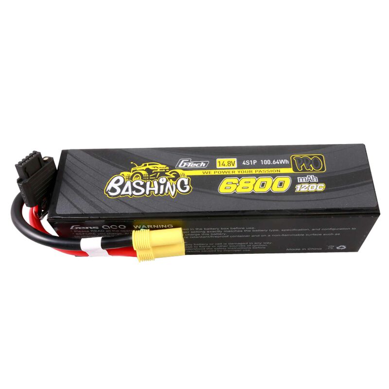 Gens Ace G-Tech 4S Bashing Series Hardcase LiPo Battery 120C (14.8V/6800mAh) w/EC5 GEA684S12E5GT