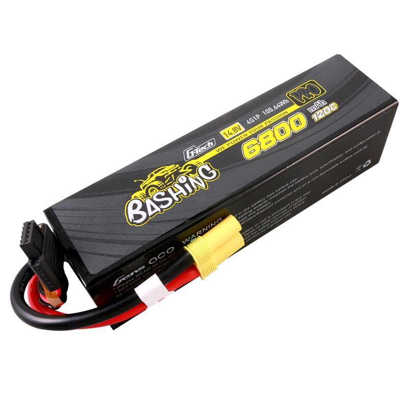 Gens Ace G-Tech 4S Bashing Series Hardcase LiPo Battery 120C (14.8V/6800mAh) w/EC5 GEA684S12E5GT