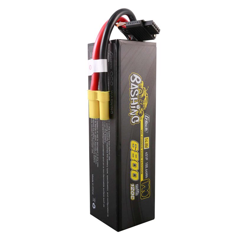 Gens Ace G-Tech 4S Bashing Series Hardcase LiPo Battery 120C (14.8V/6800mAh) w/EC5 GEA684S12E5GT