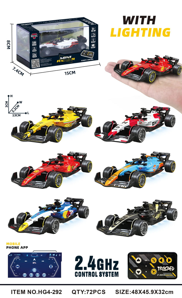 RC PRO 1:64 R/C Racing Car With APP control HG4-292