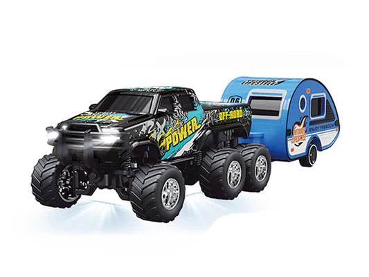 RC PRO 1:64 R/C Truck with trai