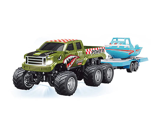 RC PRO 1/64 R/C Truck with boat