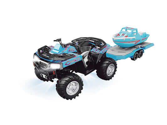 RC PRO 1/64 R.C ATV with Jetski