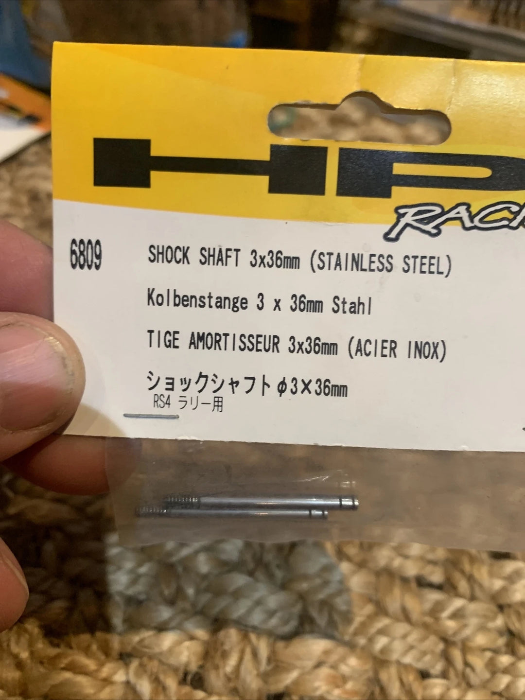 6809 Shock Shaft 3x36mm
