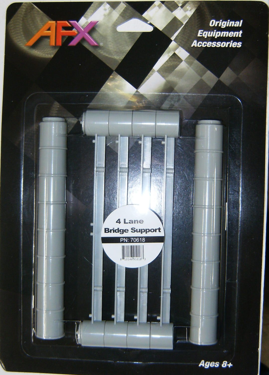 4 Lane Bridge Support, 4 pcs AFX #70618