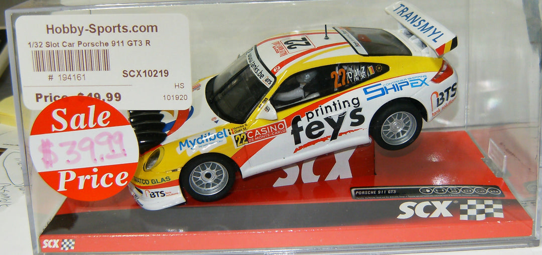 SCX 10219 1/32 Slot Car Porsche 911 GT3 R