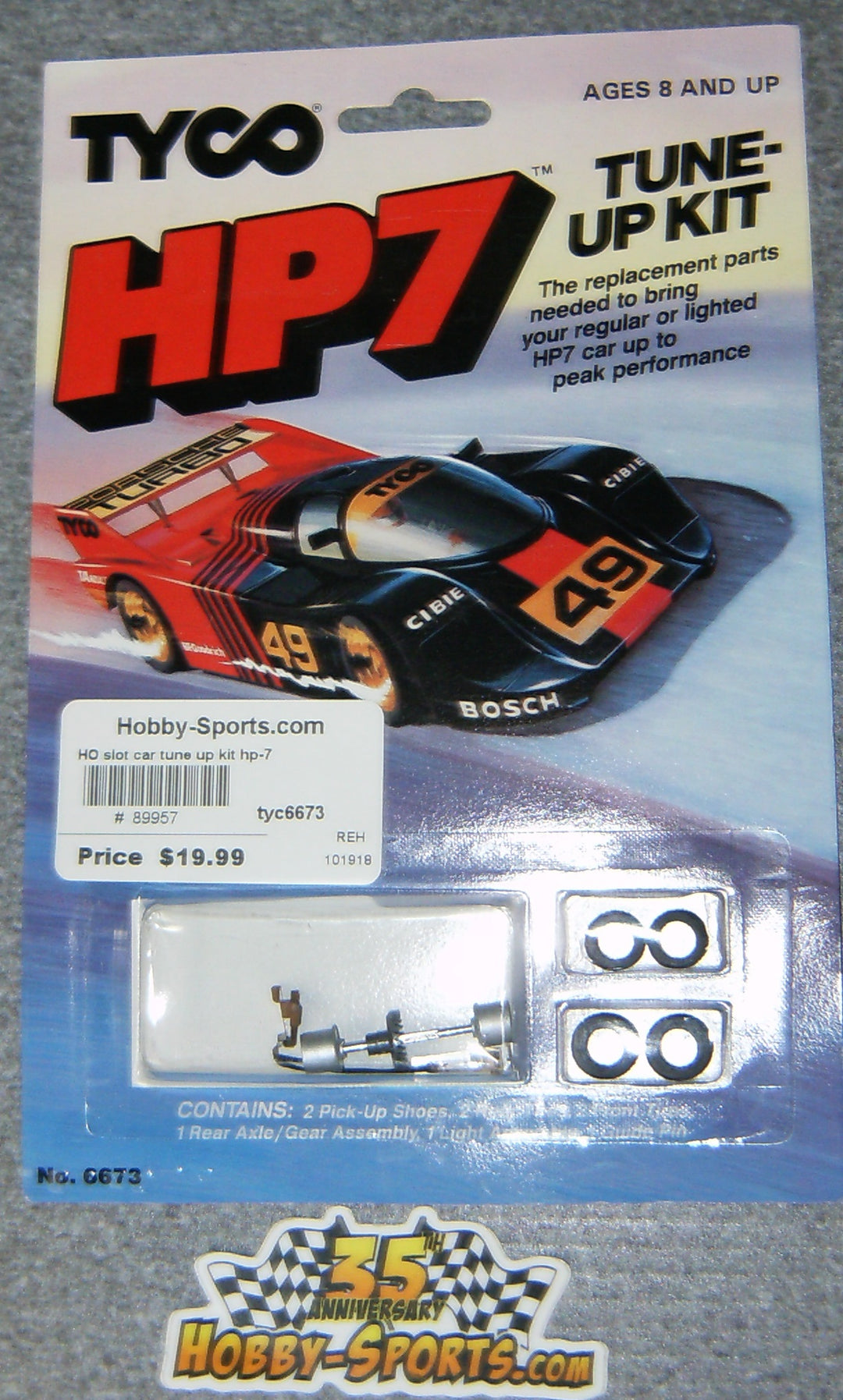 Tyco 6673 HO slot car tune up kit hp-7