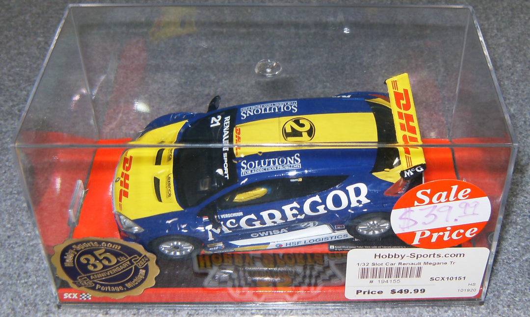 SCX 10151 1/32 Slot Car Renault Megane Tr