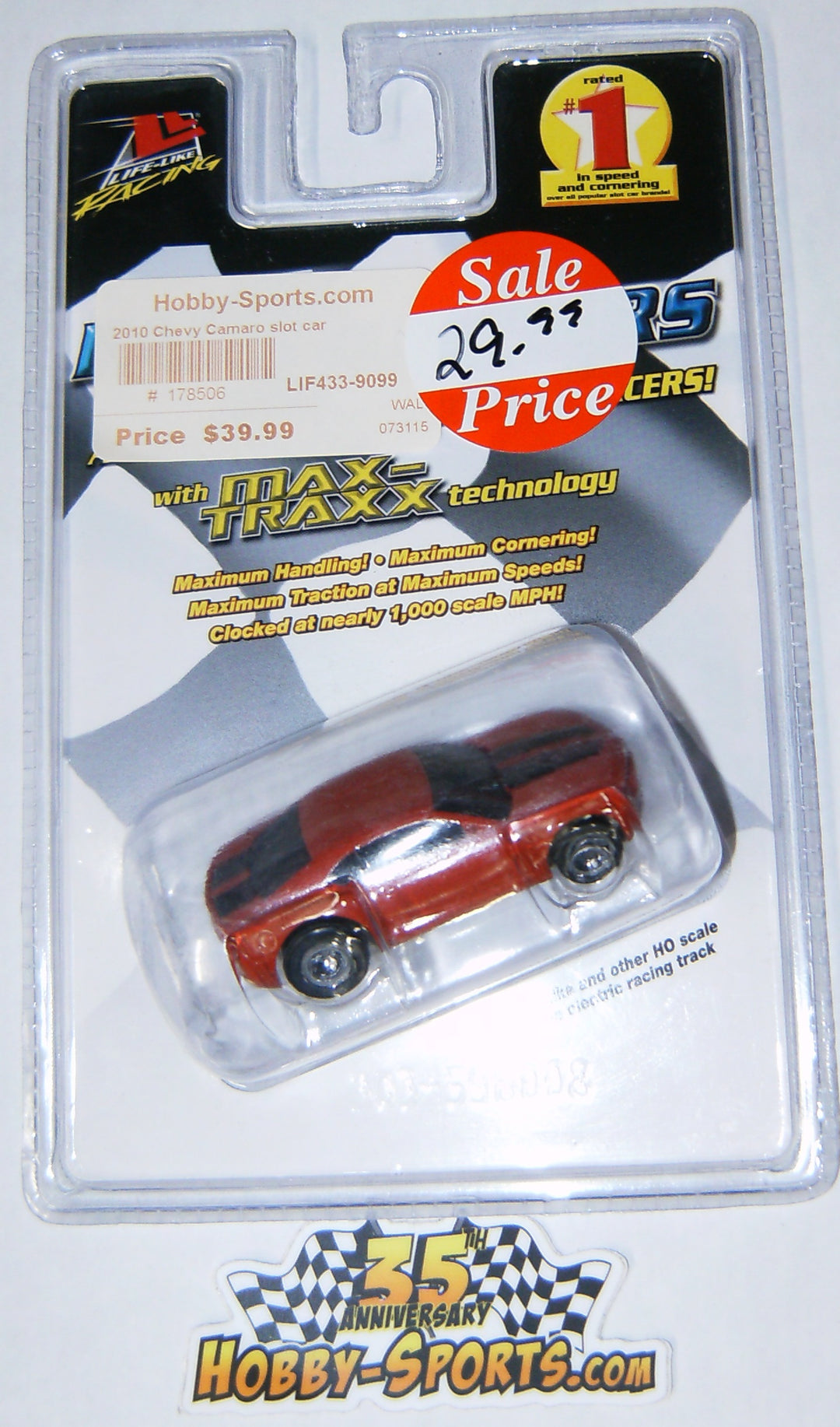 2010 Chevy Camaro slot car Lifelike #9099