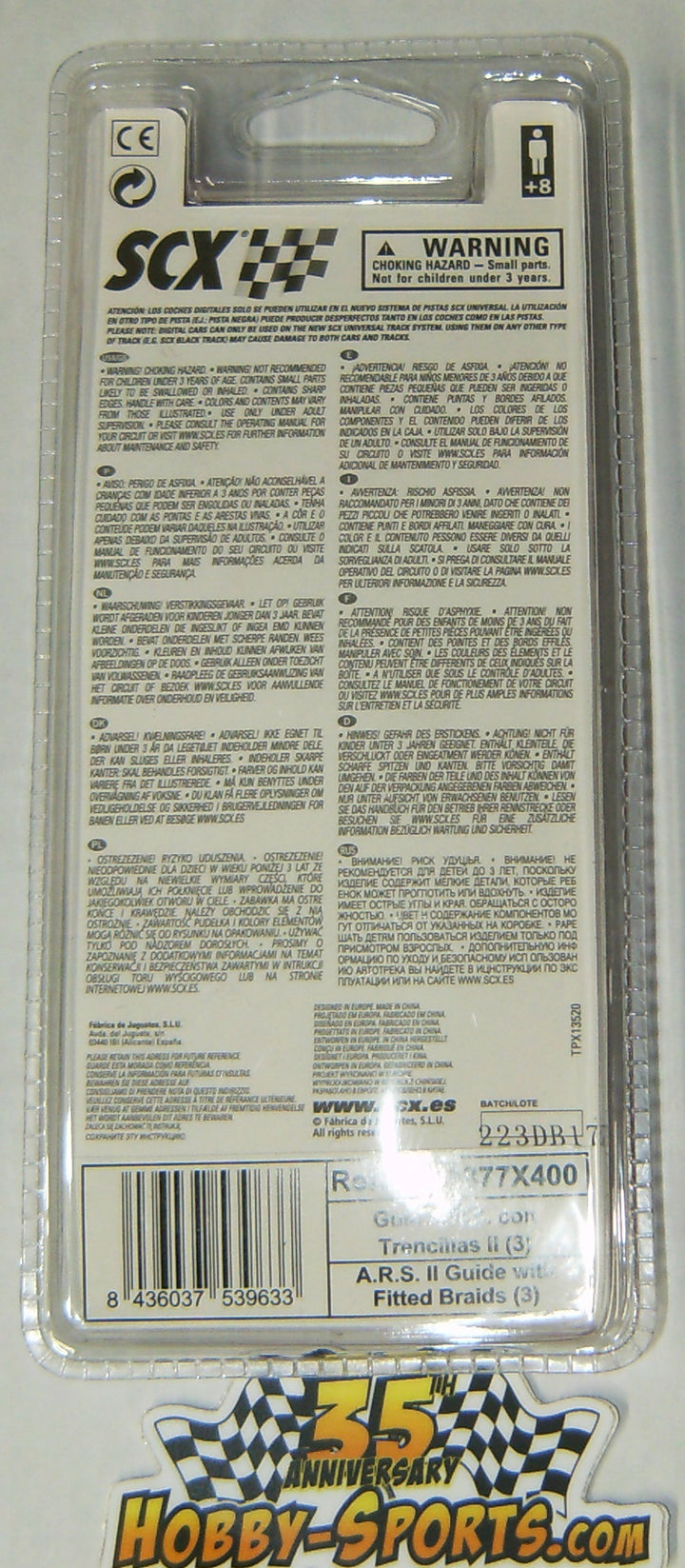 SCX 8877 SCX Guide V2 Fitted 3pc Pack