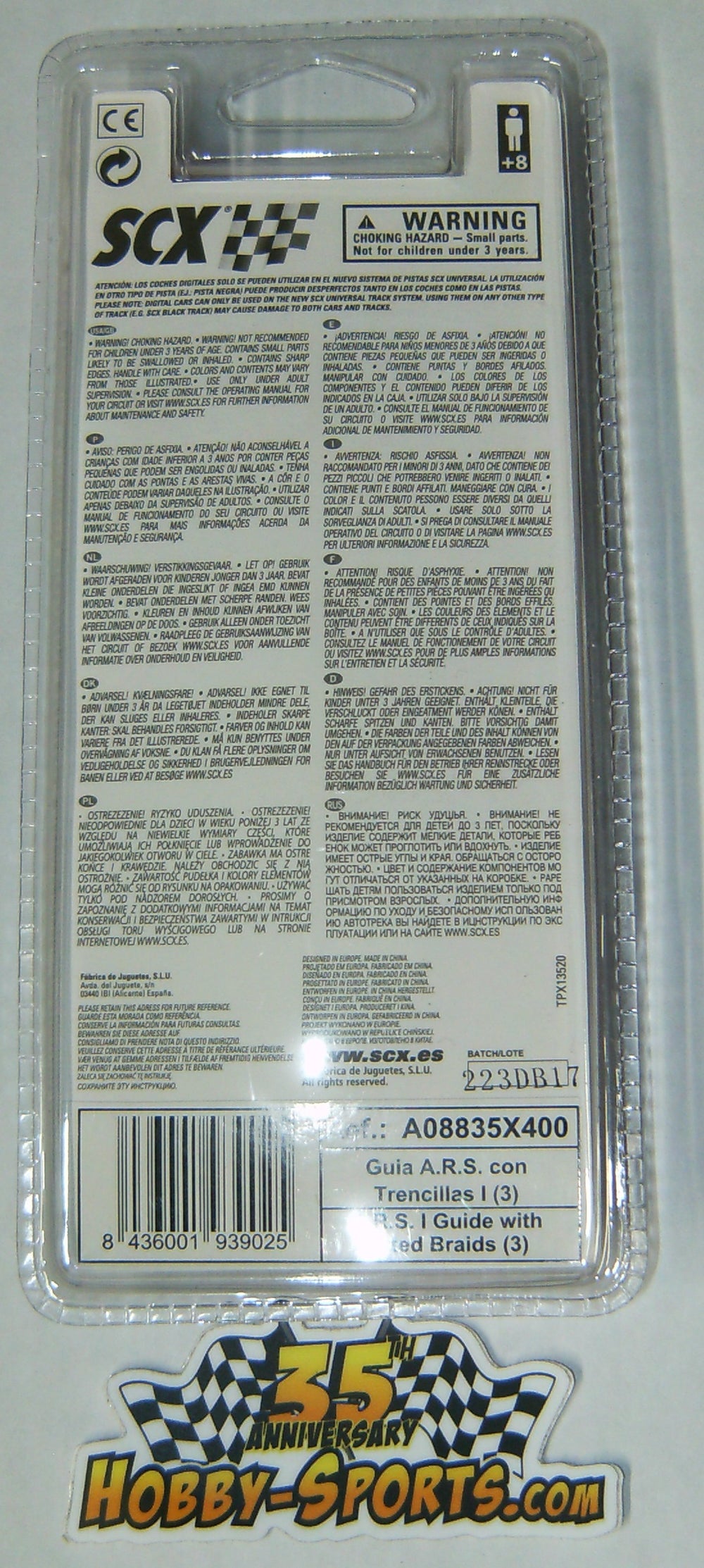SCX 8835 SCX Basic Guide Fitted 3pc Pack
