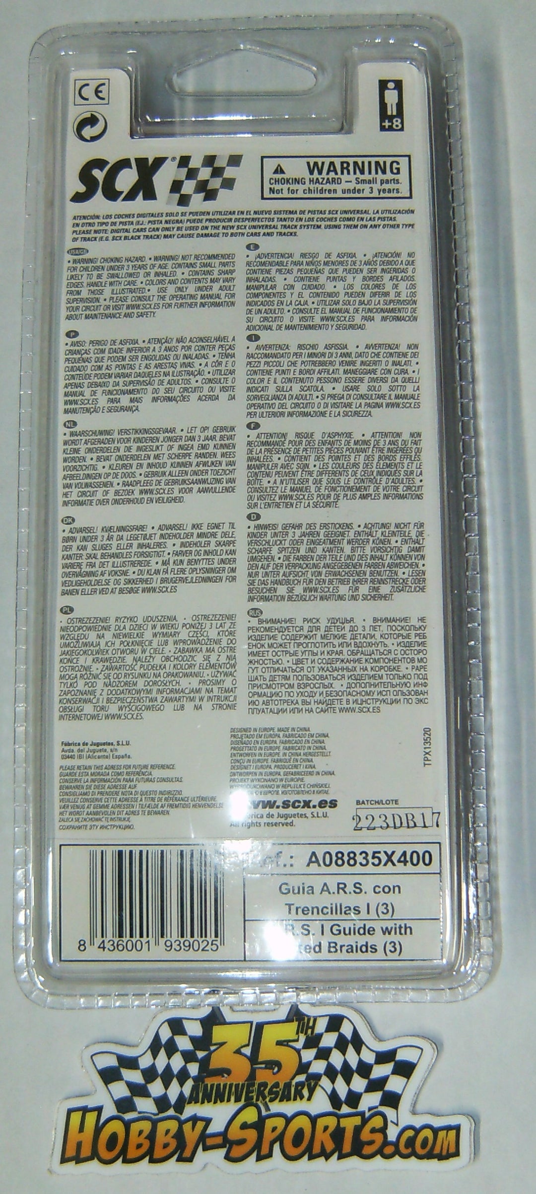 SCX 8835 SCX Basic Guide Fitted 3pc Pack