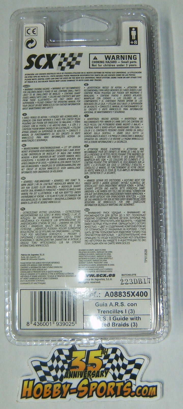SCX 8835 SCX Basic Guide Fitted 3pc Pack