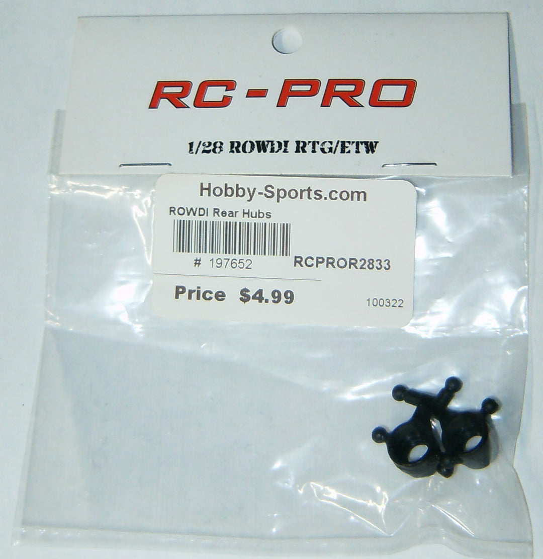 ROWDI Rear Hubs RCPRO RCPR2833