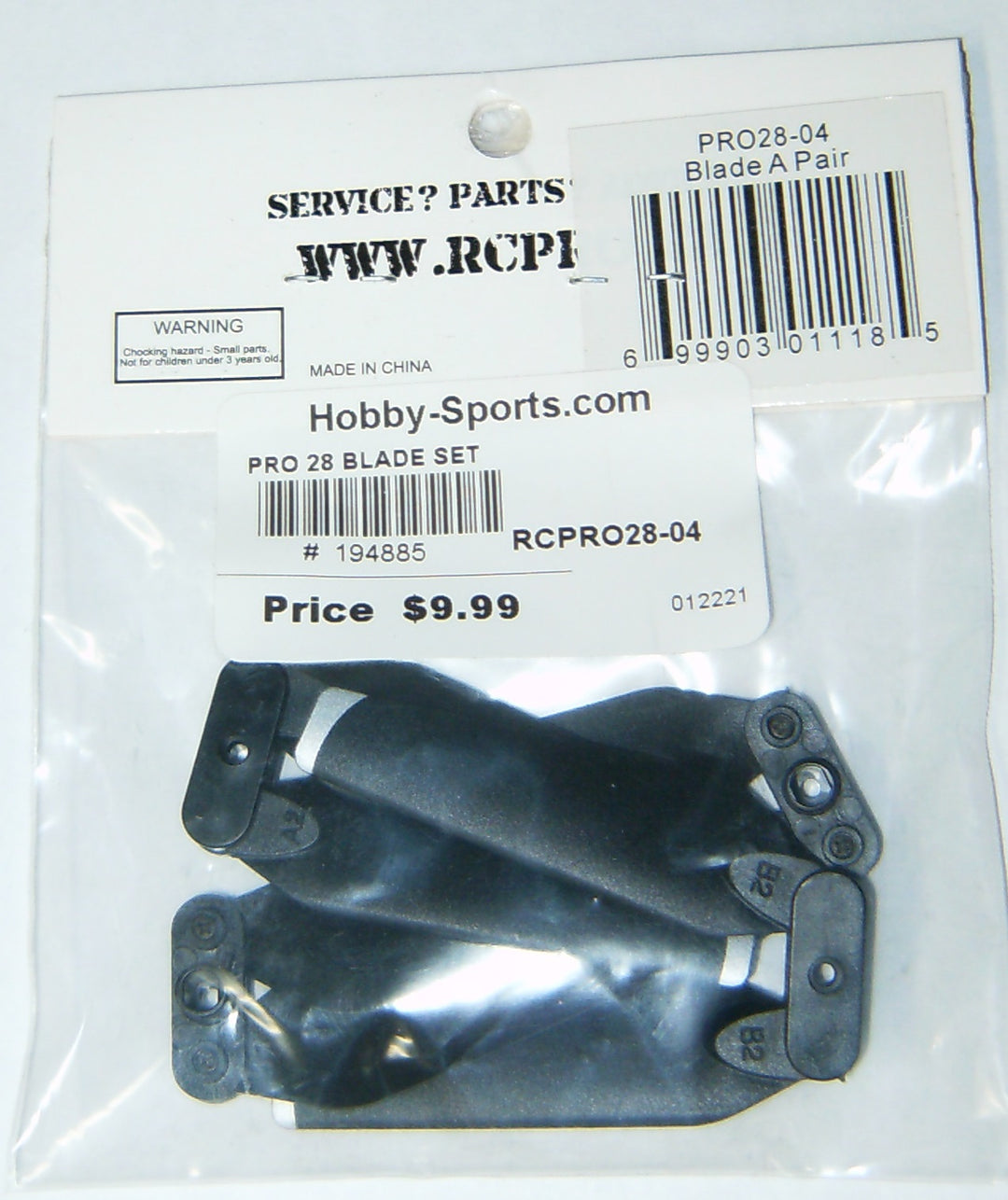 PRO 28 BLADE SET RCPRO RCP28-04