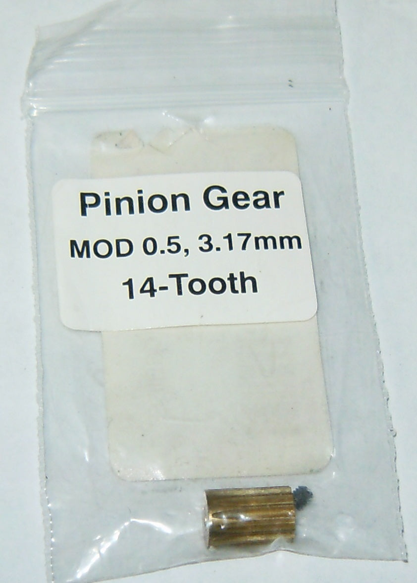 PINION 14T single 14T pinion 2.17mm shaft