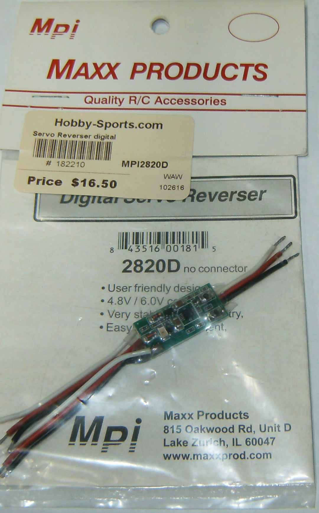 MPI #2820D Servo Reverser digital