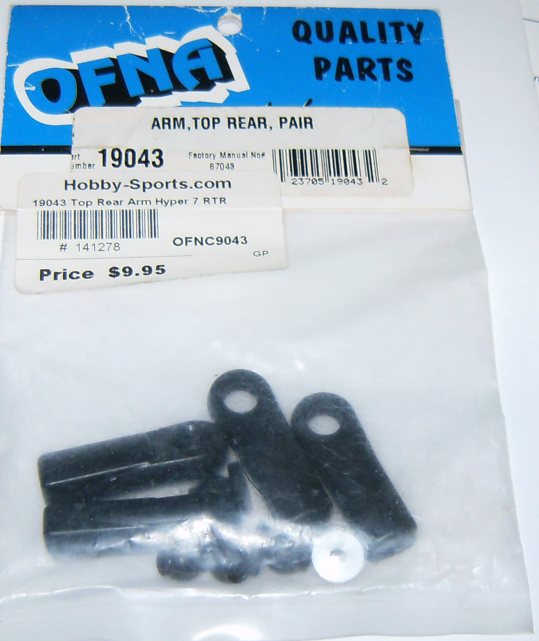 19043 Top Rear Arm Hyper 7 RTR