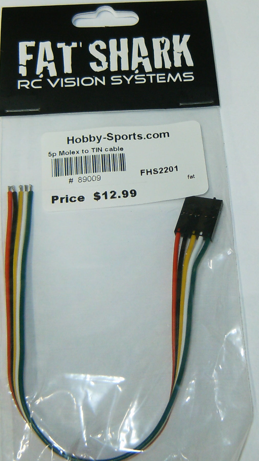 FHS 2201 5p Molex to TIN cable