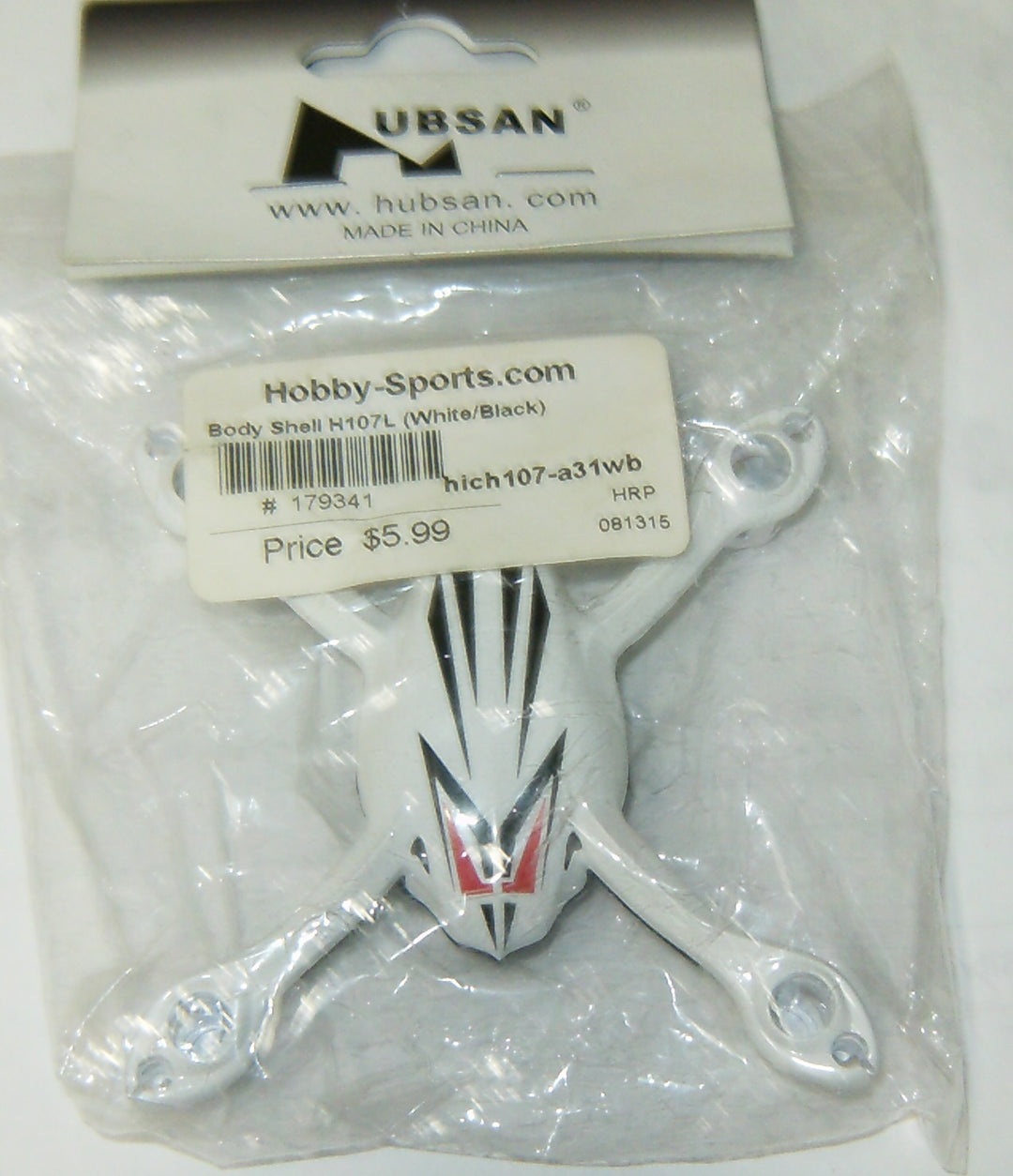 Body Shell H107L (White/Black)