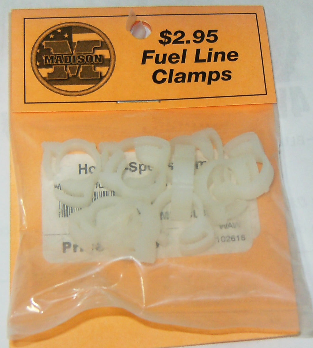 MFLCL 0295 Madison fuel line clamps, larg