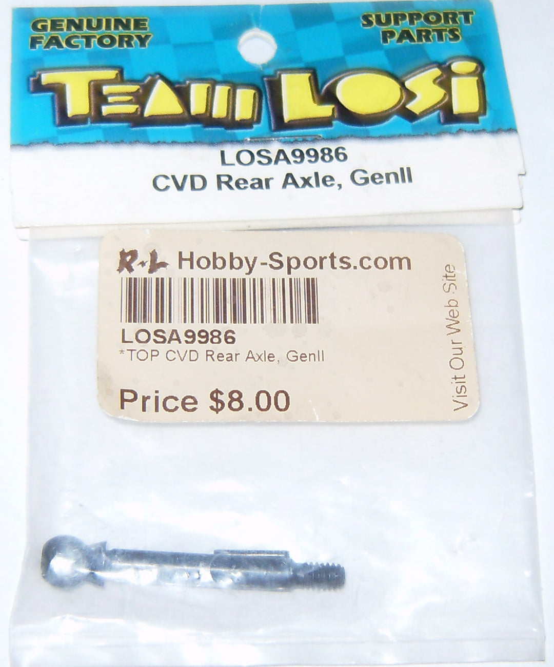 LOSA 9986 CVD Rear Axle, GenII