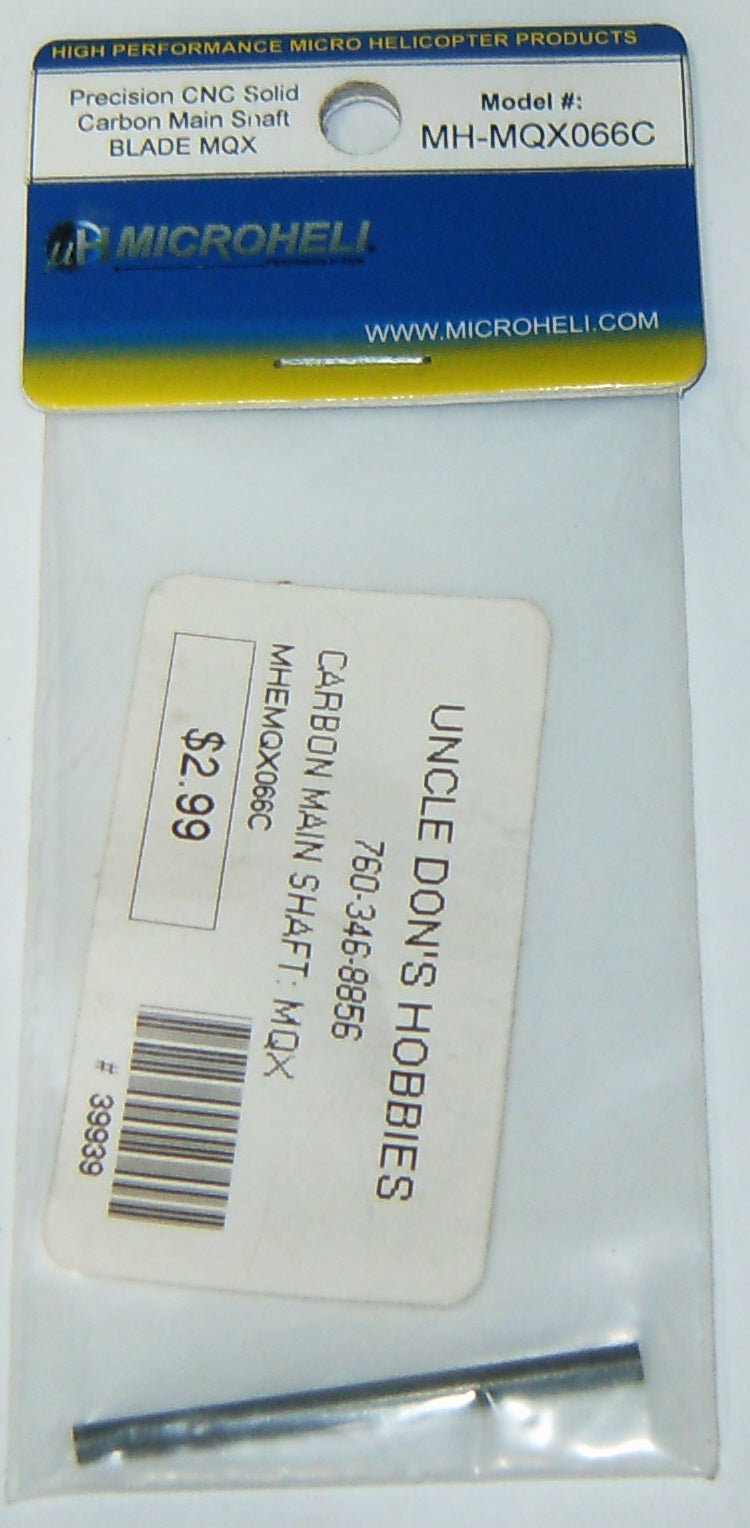 MHEMQX 066C CARBON MAIN SHAFT: MQX