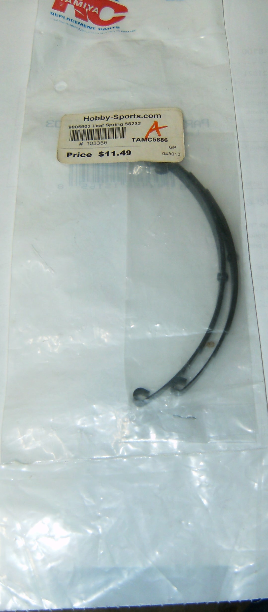 TAMC 5886 9805603 Leaf Spring 58232
