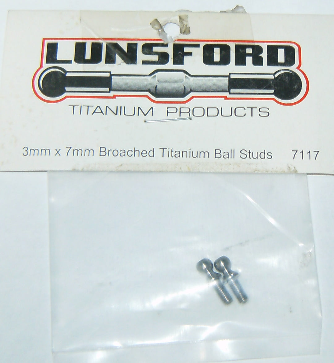 7117 TI Ball Studs 3x7mm (2)