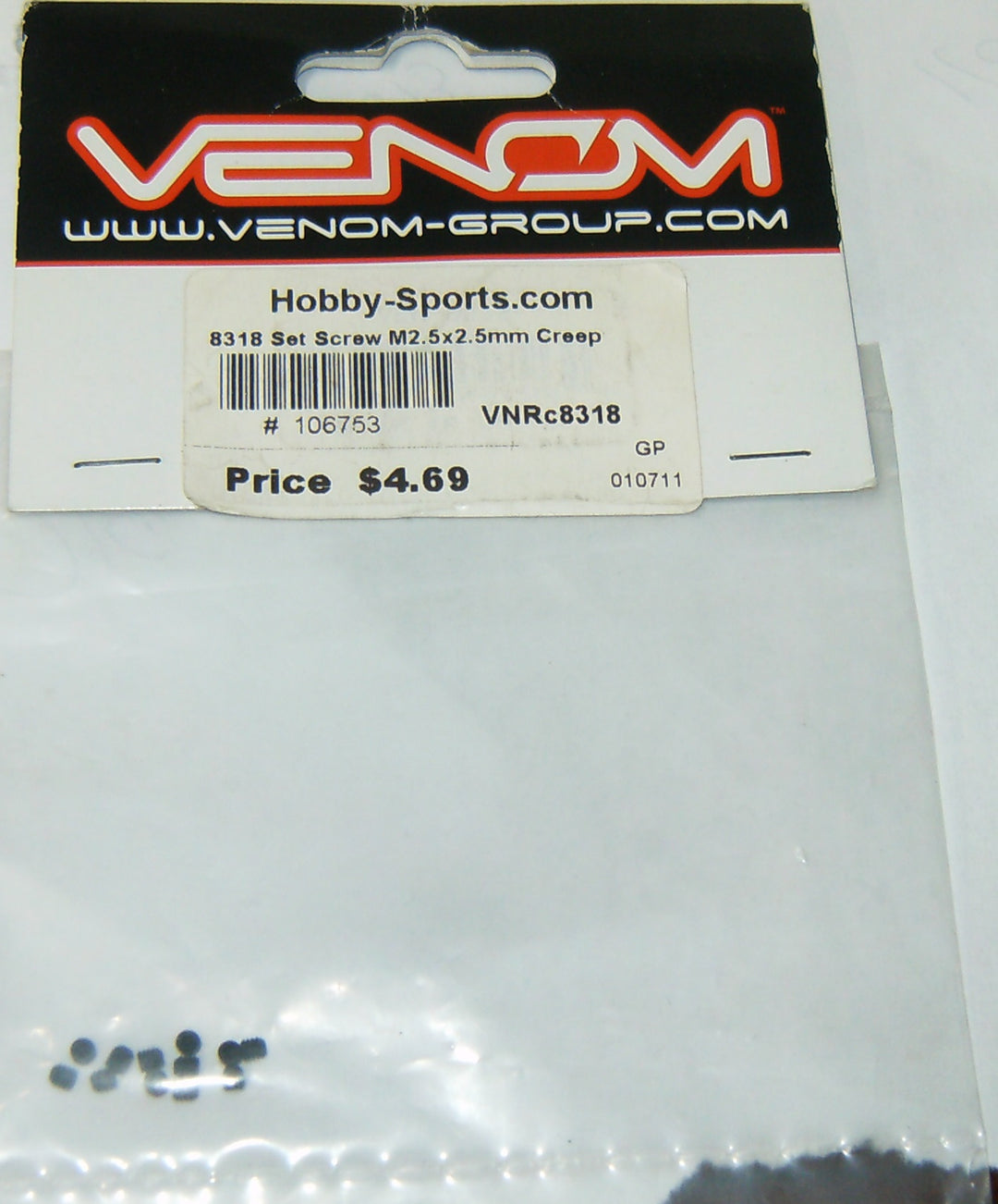 VNRC 1008 10008 Set Screw M2.5x2.5mm (12)