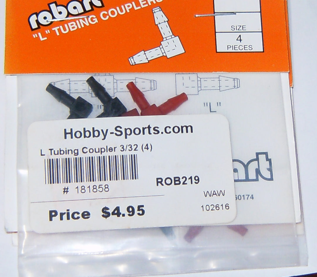 ROB 219 L Tubing Coupler 3/32 (4)