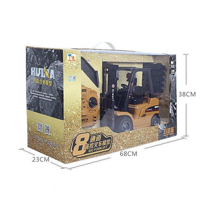 HUINA 1/10 2.4G 8CH RC Die-Cast Forklift 1577