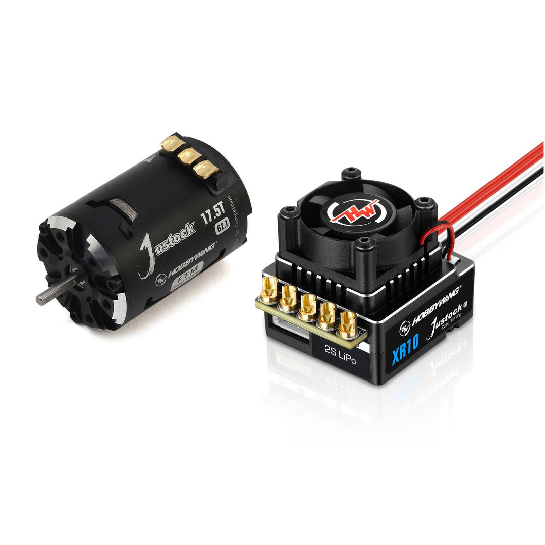 XERUN XR10 Justock G3 ESC & Justock G2.1 Sensored Brushless Motor (17.5T) Combo Hobbywing HWI38020321
