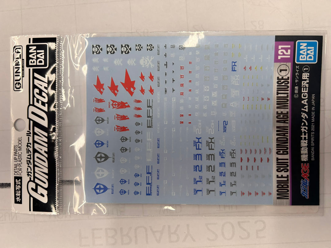 BANDAI AGE MULTI DECAL 121 (6)