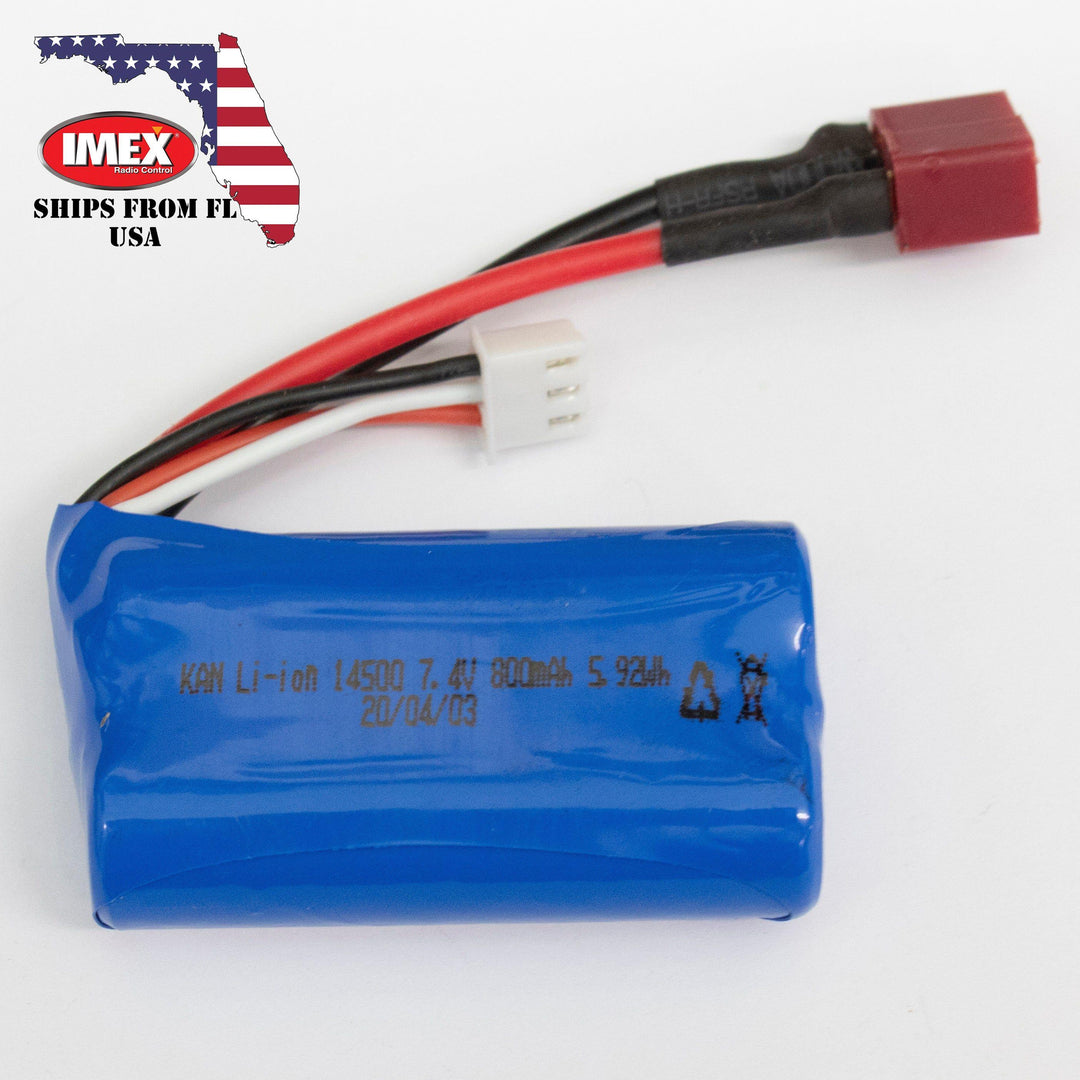 BATTERY PACK 7.4V 800MAH LI-IO