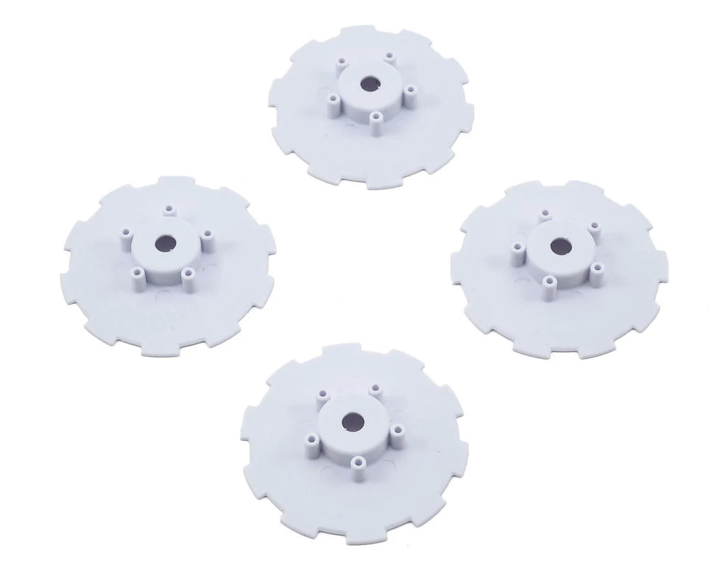 JCO 3344WD Hazard Wheel Dish, White (4):SC
