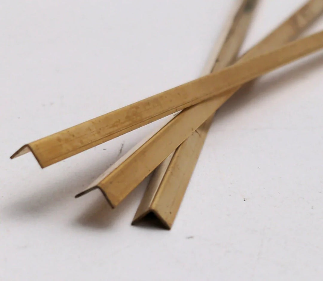 Brass Angle 12",5/32 x 5/32" One Piece
