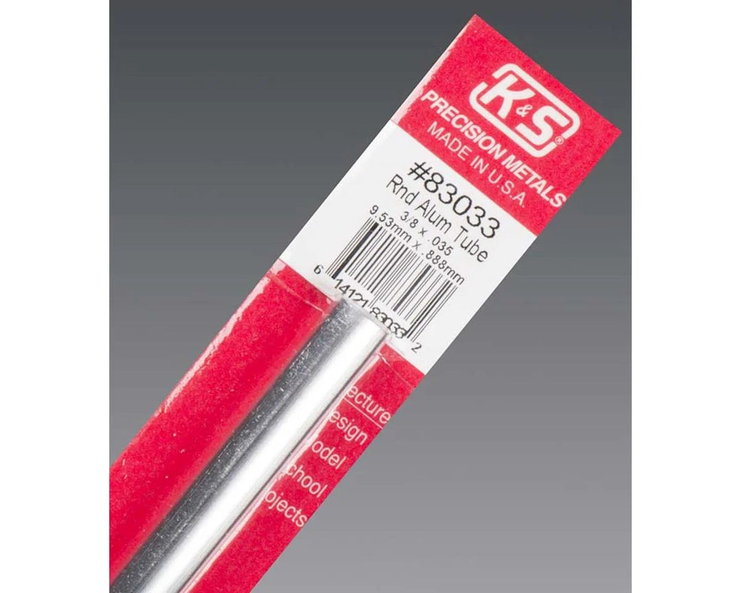 83033 Aluminum Tube 3/8X.035

