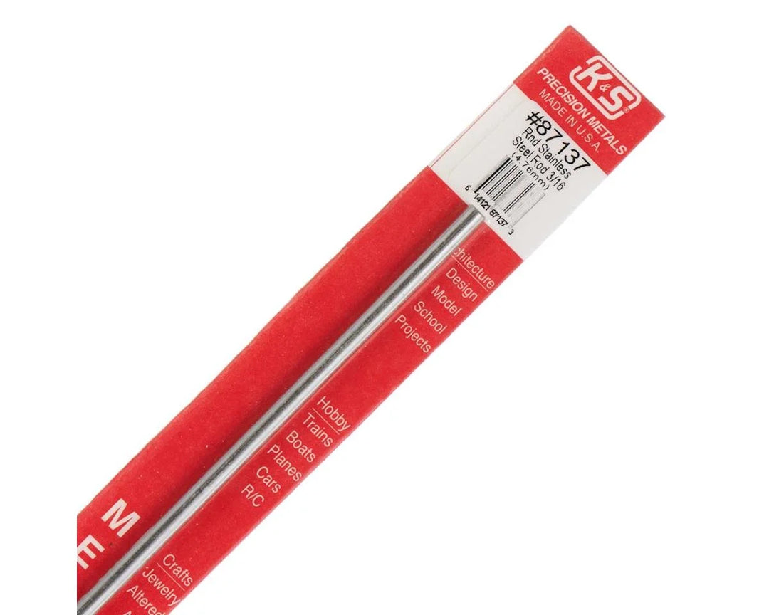 87137 Round Stainless Steel Rod
