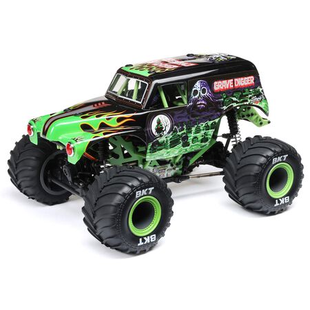 1/18 Mini LMT 4WD Grave Digger & Son Uva Digger Monster Truck Brushed RTR Losi LOS01026